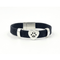 Paw Print Heart Cork Charm Magnetic Bracelet